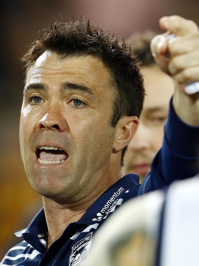 Goddard is hoping to pick the brain of Geelong coach Chris Scott who is coaching the International Rules team. Picture: Michael Klein