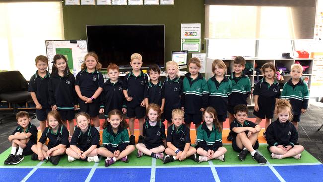 Holy Spirit PS Preps. Class AR Back Row L/R: Louis Dando, Alira Barbara, Minnie Lunn, Calvin Price, Xavier Scott, Edward Healy, Alexander Broom, Harriett Ward, Quinn Gamble, Gabriel Billic, Letti Najdovski, Thomas Kasper. Front Row L/R: Jackson Prendergest, OliviaTraczyk, Maggie Butcher, Olivia Wynack, Alex Rickard, Liam Unitt, Georgia Gore, Jimmy Slattery, Lexie Slattery.
