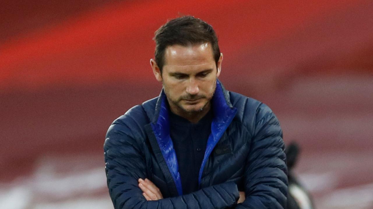 Chelsea's head coach Frank Lampard is set to part ways with 10 players. (Photo by PHIL NOBLE / POOL / AFP)