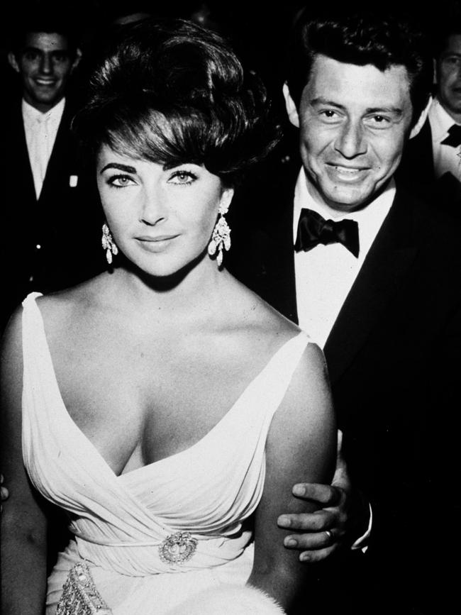 Elizabeth Taylor and Eddie Fisher.