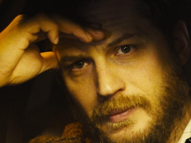 Scene of Tom Hardy in Locke. Madman Films.