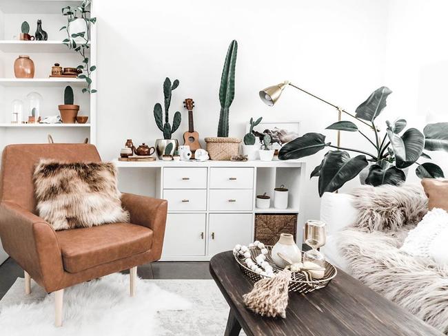 Ashlee is mindful of introducing something new into the small space.