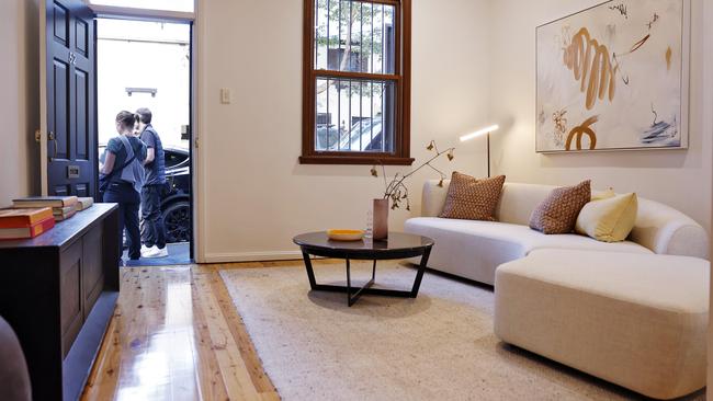 Inside the Surry Hills terrace that sold for $2.353m. Picture: Sam Ruttyn