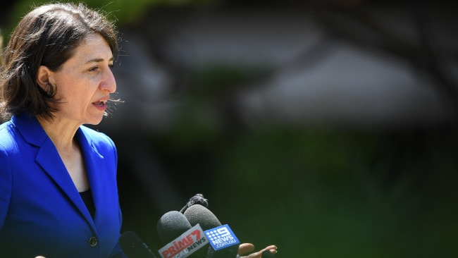 NSW Premier Gladys Berejiklian said the mask mandate extension was a proportionate response to the outbreak. Picture: NCA NewsWire/Joel Carrett