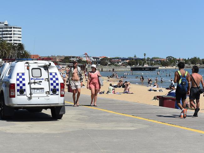 Police says they remain aware of ongoing issues in St Kilda. Picture: Josie Hayden