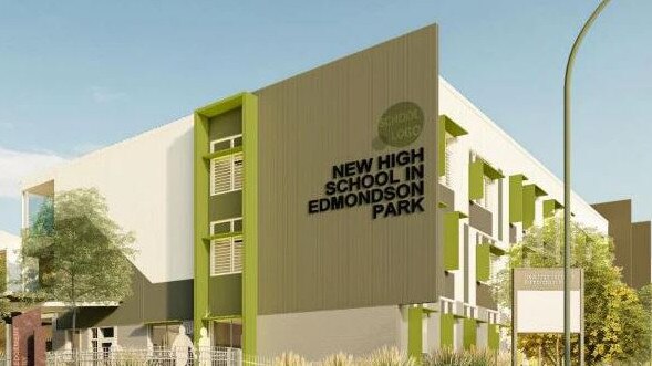 New artist impressions of Edmondson Park High School unveiled. Picture: NSW School Infrastructure