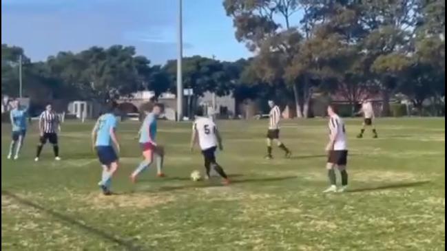 Daniel Arzani spotted playing for Coogee United