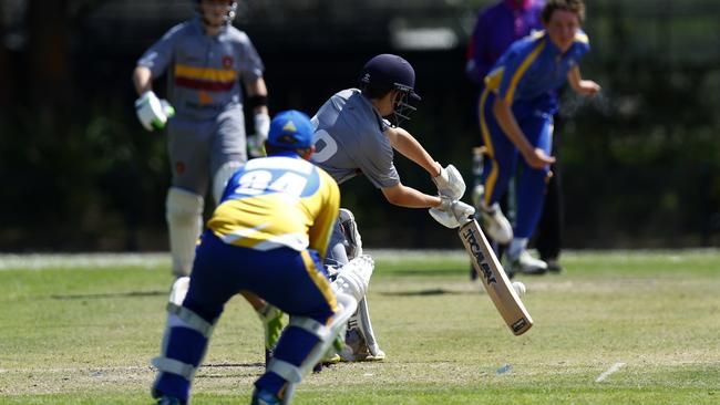 Kallan Aiken batting for Stockton. Picture: Michael Gorton