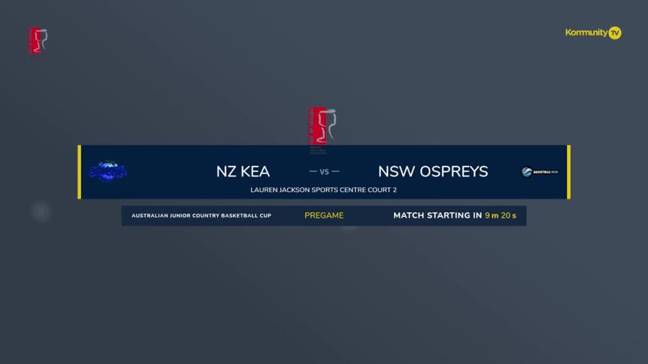 Replay: NZ Kea v NSW Ospreys (U14 Boys) - 2025 Australian Country Junior Basketball Cup Day 1