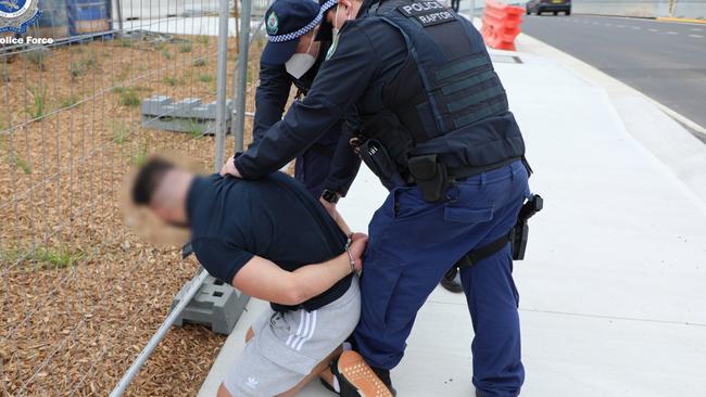 Elkheir’s arrest comes after a seven month police manhunt for the man known to associates as “Sonny”. Picture: NSW Police