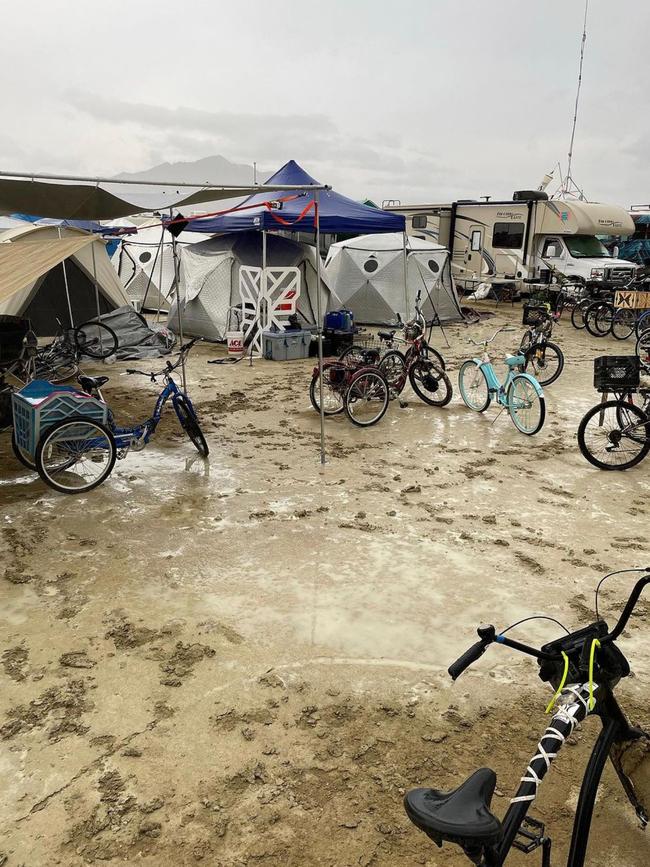 Roughly 73,000 people are trapped by deep, sticky mud. Picture: Instagram