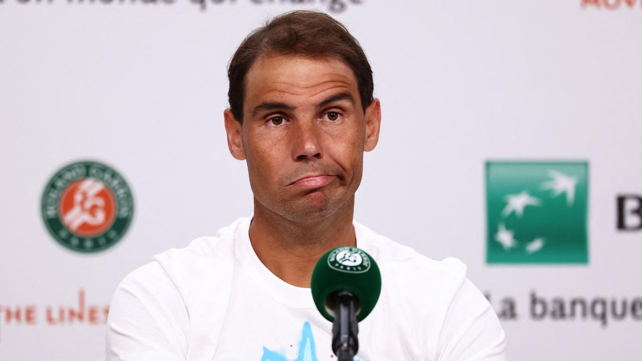 Rafa is nearing retirement. (Photo by EMMANUEL DUNAND / AFP)