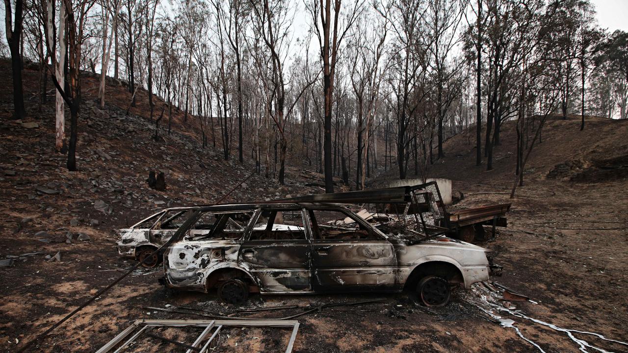 Bushfires ripped through the small community of Wytaliba on Friday. Photo: Adam Yip