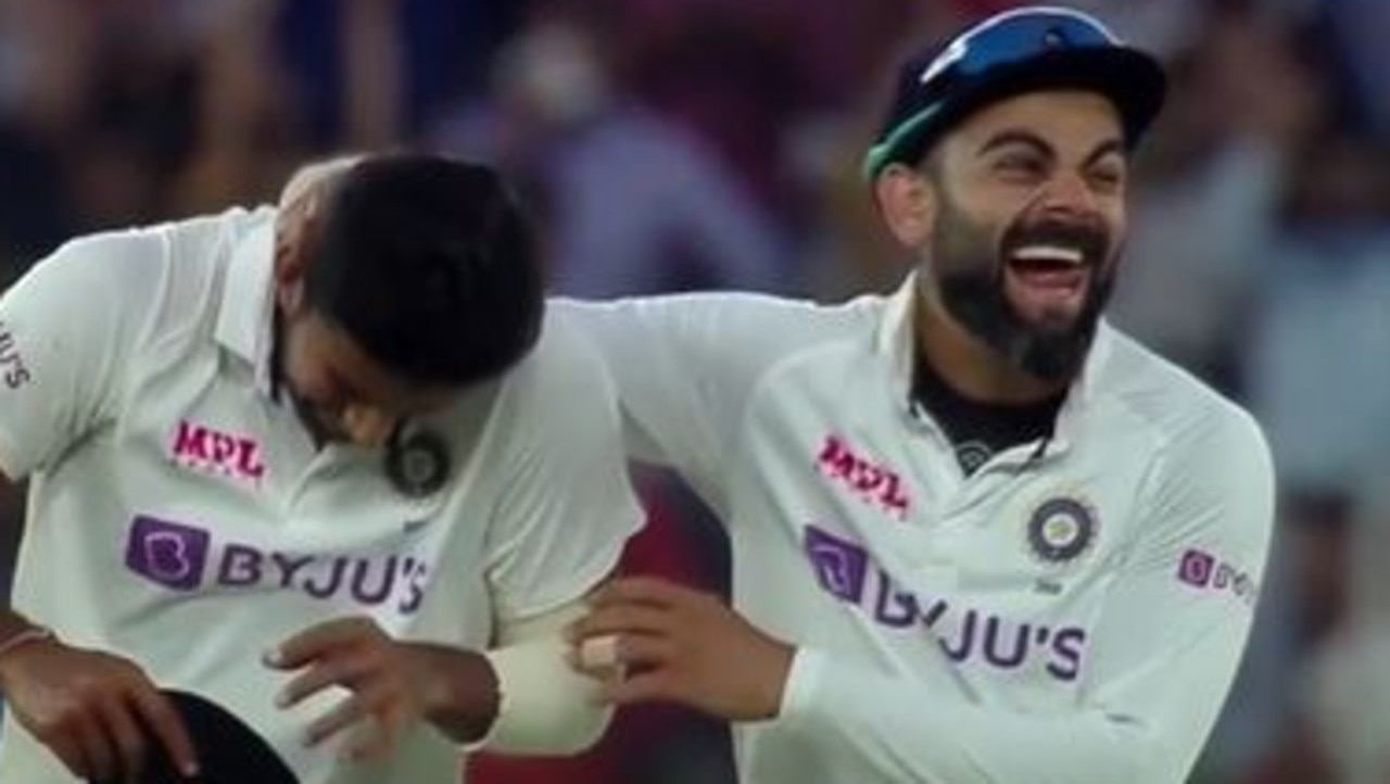 Virat Kohli was laughing by the end.