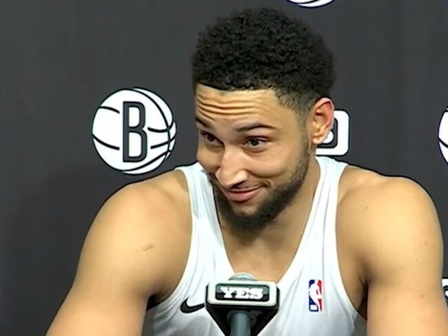 Ben Simmons' face says it all. Photo: Twitter