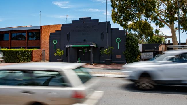 The BMG Art Gallery on South Rd. Owner Trudyanne Brown fears her business may be acquired for the Torrens to Darlington project. Picture: Matt Turner