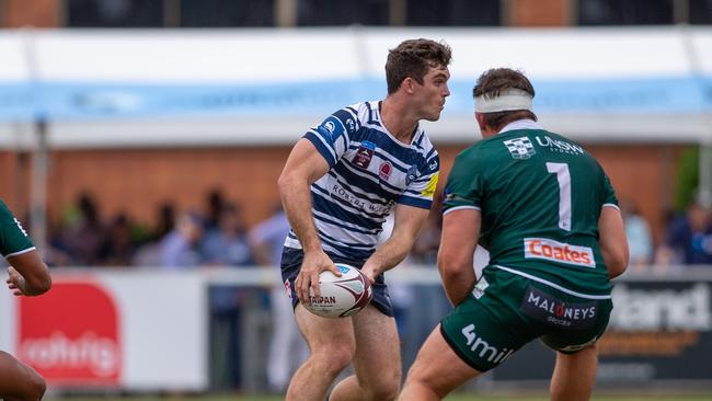 Lawson Creighton was class for Brothers. Action from the Australian Club Championships at Crosby Park. Picture credit: Anthony Wingard/QRU.