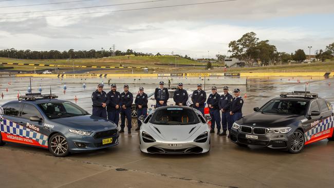 Police will share the track with enthusiasts at Beat the Blue. Picture: Chequered Flag Photography