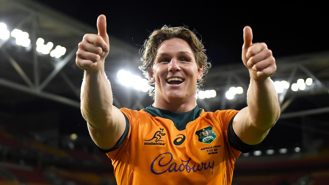 Michael Hooper has played his last Test for the Wallabies after missing World Cup selection. Picture: Albert Perez/Getty Images