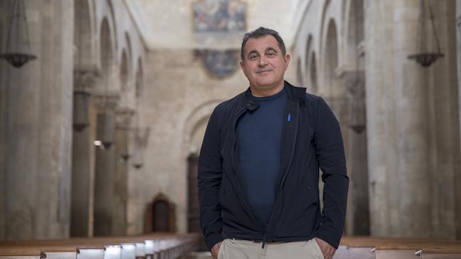 Michele Rasola lives in Barletta believes Australia’s Prime Minister Anthony Albanese should have his own monument in the Italian town. Picture: Ella Pellegrini