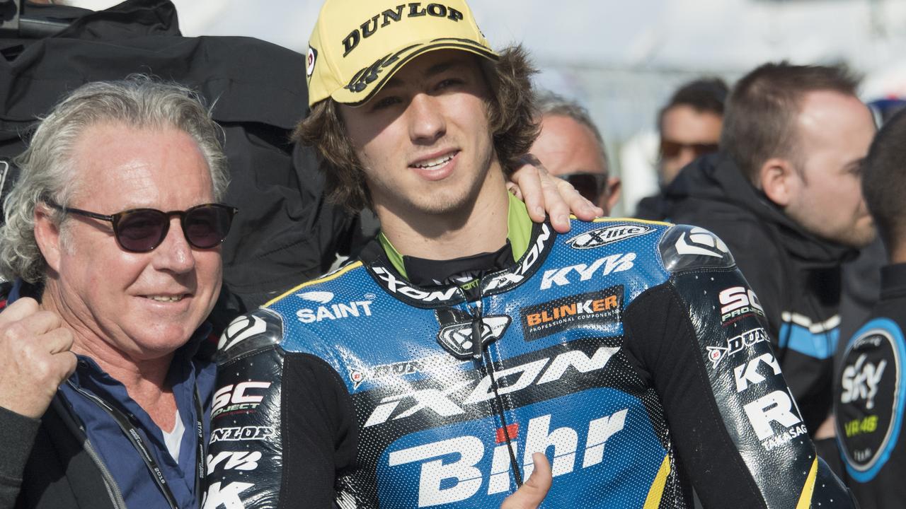 Remy Gardner doesn’t want dad Wayne at the track for his MotoGP debut.