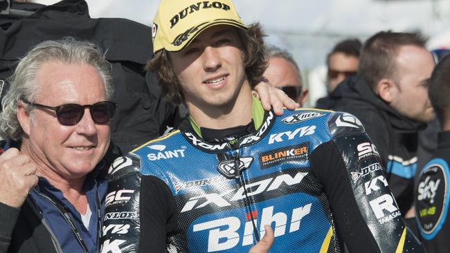 Remy Gardner doesn’t want dad Wayne at the track for his MotoGP debut.