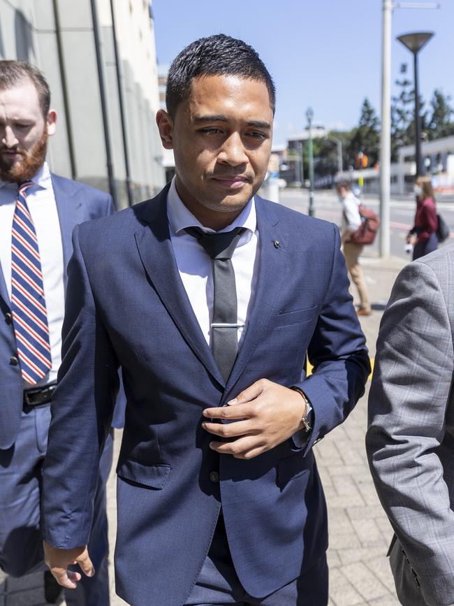 Anthony Milford leaves court in October last year.