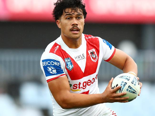 Lyhkan King-Togia is set to make his debut for the Dragons on Sunday. Credit: NRL Images.