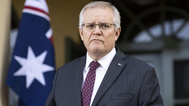 Prime Minister Scott Morrison has reached for excuses and provided no solutions. Picture: NCA NewsWire / Gary Ramage