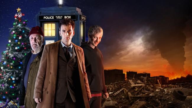 David Tennant (centre) was the Tenth Doctor – and the Fourteenth.