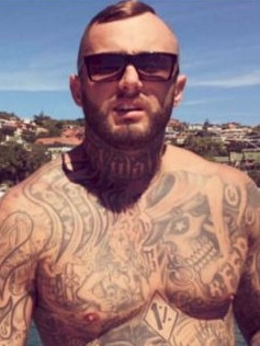 Murdered Rebel bikie Michael Davey.