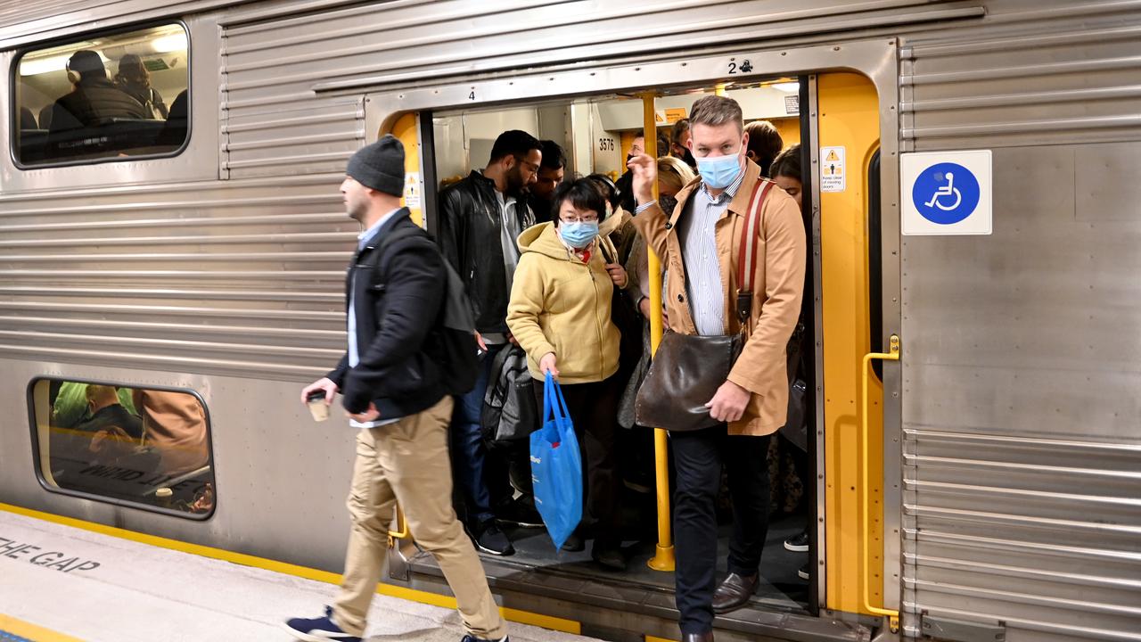 Commuters are advised to avoid catching the train on Friday. Picture: NCA NewsWire / Jeremy Piper,