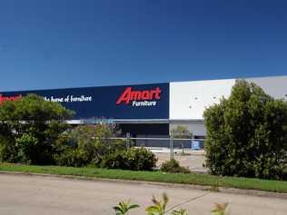 The former Bunnings at Mt Pleasant has been re-branded as a Amart Furniture Superstore set to open within weeks. Picture: Navarone Farrell