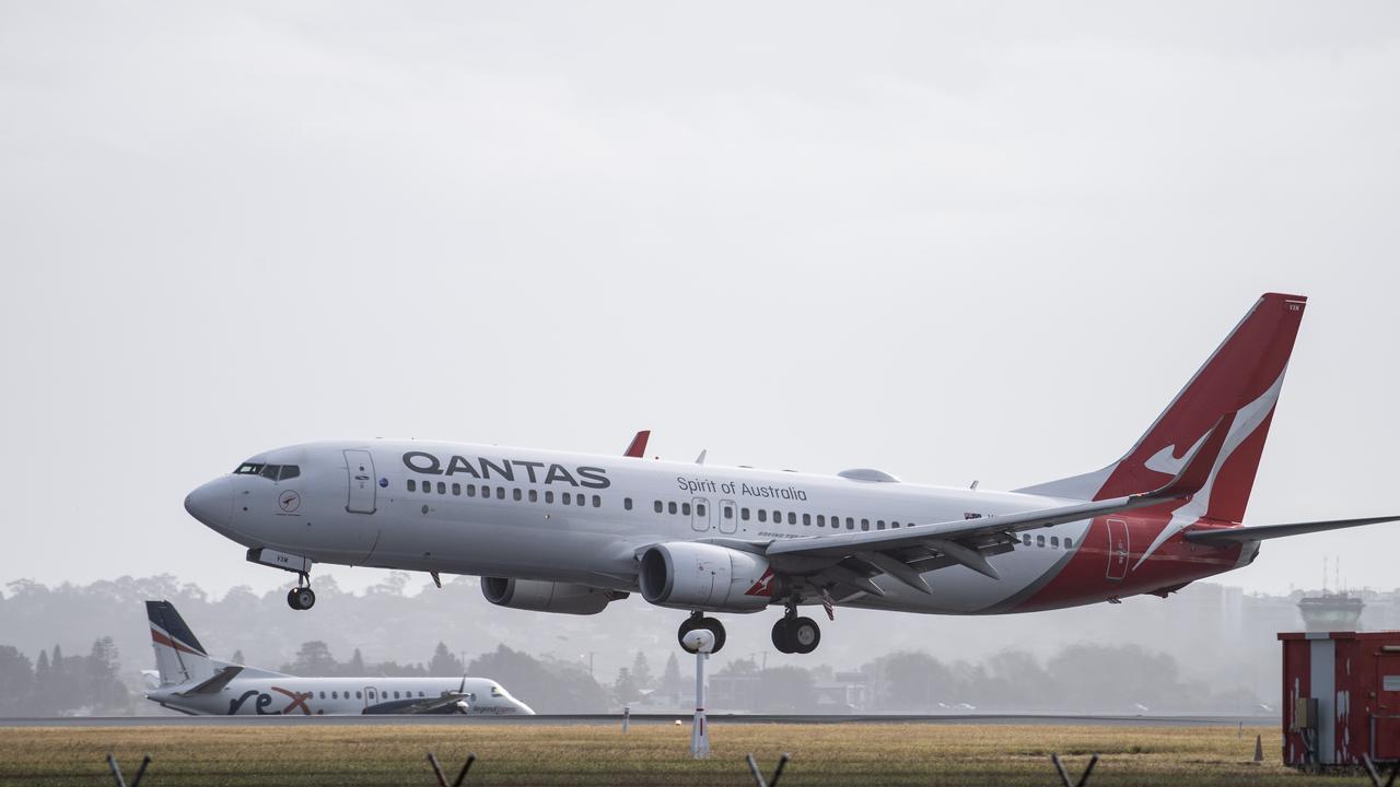 Qantas allegedly stood down one of its employees illegally after he raised concerns about safety procedures during the start of Covid. Picture: NCA NewsWire / James Gourley
