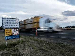 Warrego Highway upgrades along the eastern approach to Chinchilla. Picture: Matthew Newton