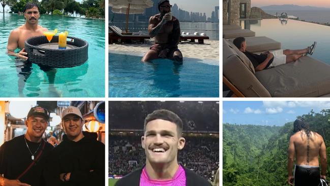 NRL stars enjoying the off season