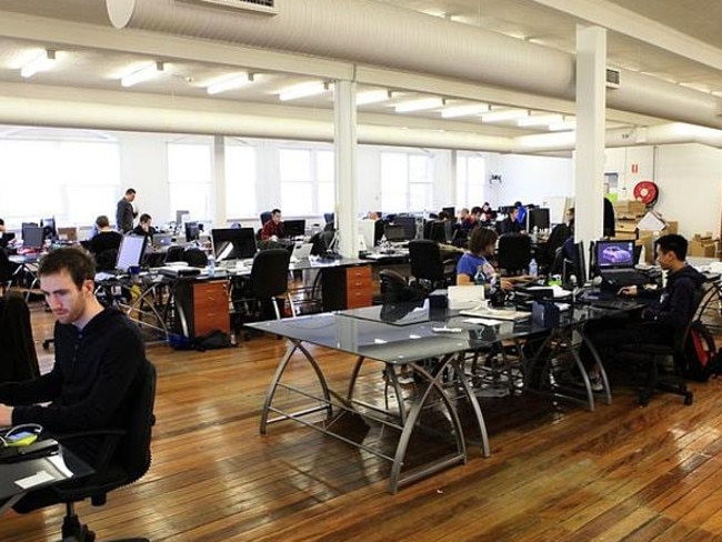 Inside Sydney’s Fishburners, a co-working space for local start-ups.