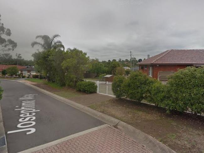 The rear of the proposed child care centre off Josephine Way, Glendenning. Picture: Google