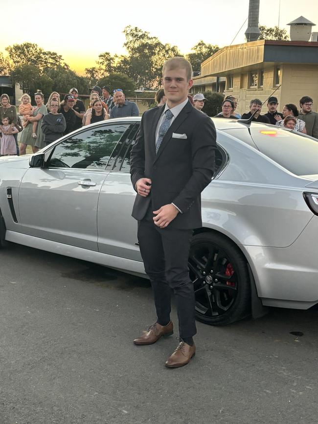 The students of Nanango State High School celebrating their formal.