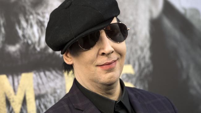 Marilyn Manson at the TCL Chinese Theatre in Hollywood, California.