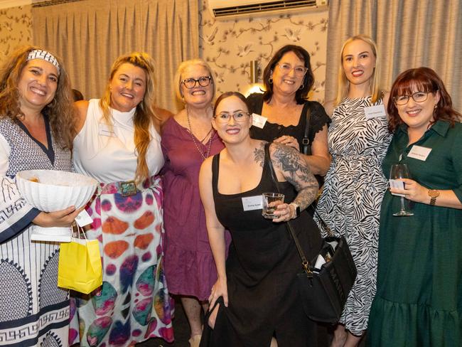 Filitsa Kounias, Amanda Sadler, Susan Allen, Kaylene Watkins, Amie Raymond and Amanda Newton. Front: Emma Ayres