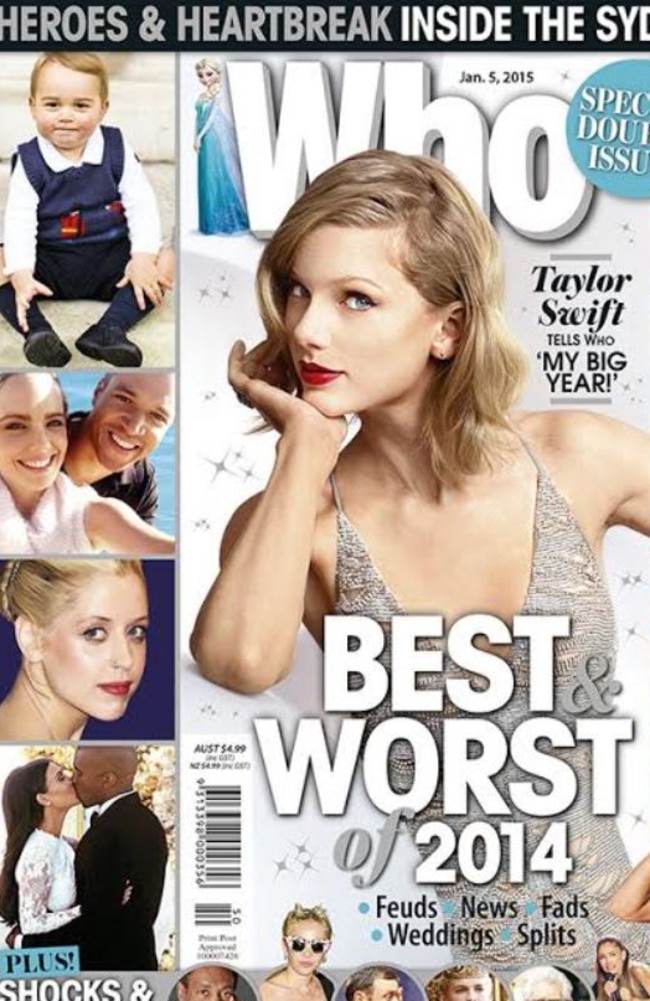 Who Magazine's 'Best and Worst of 2014' issue is out today.