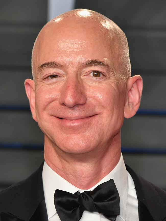 Amazon billionaire Jeff Bezos founded space tourism company Blue Origin. Picture: Getty