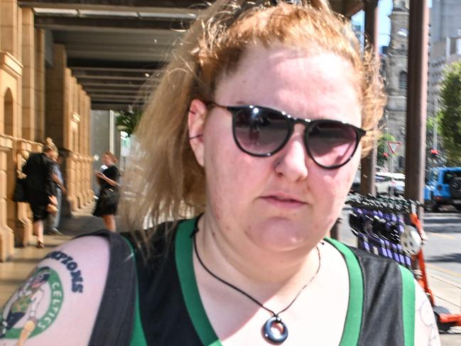 ADELAIDE, AUSTRALIA - NewsWire Photos DECEMBER 5, 2024: Dana Whittaker leaves the District Court where she is charged with indecently assaulting a child. Picture: Newswire / Brenton Edwards