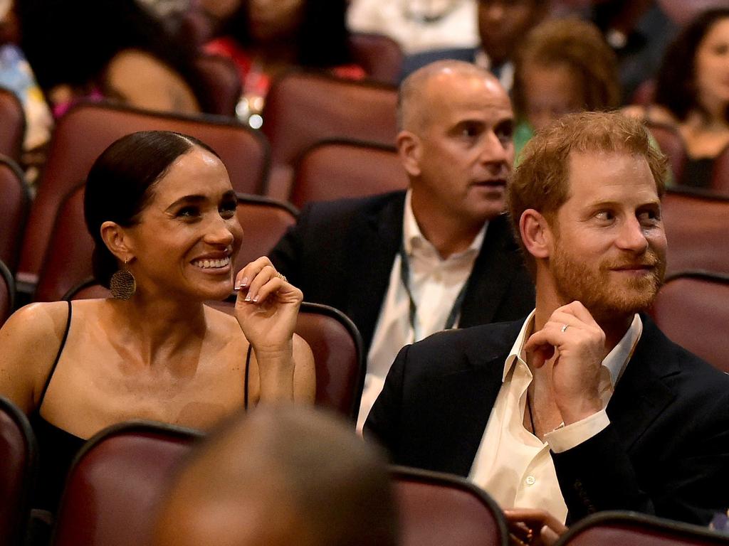 Prince Harry’s US visa is up in the air. Pictured with wife Meghan Markle. Picture: Getty Images