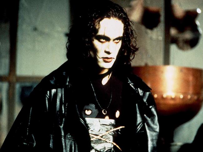 Brandon Lee in The Crow.