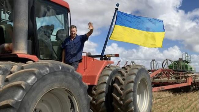 West Australian grain farmer Simon Wallwork is calling on other farmers to join him in donating grain for Ukrainian farming communities. Photo: Grain Producers Australia