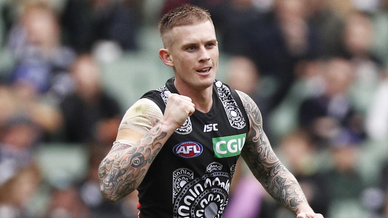 Collingwood premiership player Dayne Beams. (AAP Image/Daniel Pockett)