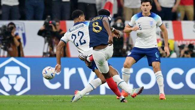 Aurelien Tchouameni unleashed a cannon. (Photo by Dan Mullan/Getty Images)