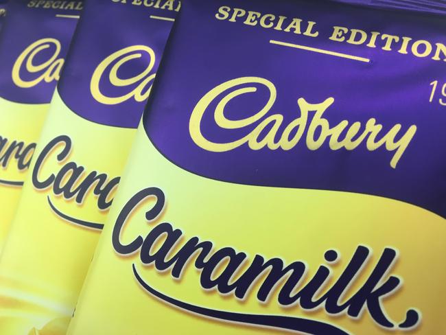 Cadbury Caramilk has been flying off the shelves. Picture: SUPPLIED